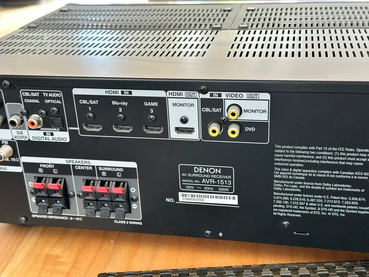 Denon AVR-1513 Receiver image indicator(4)