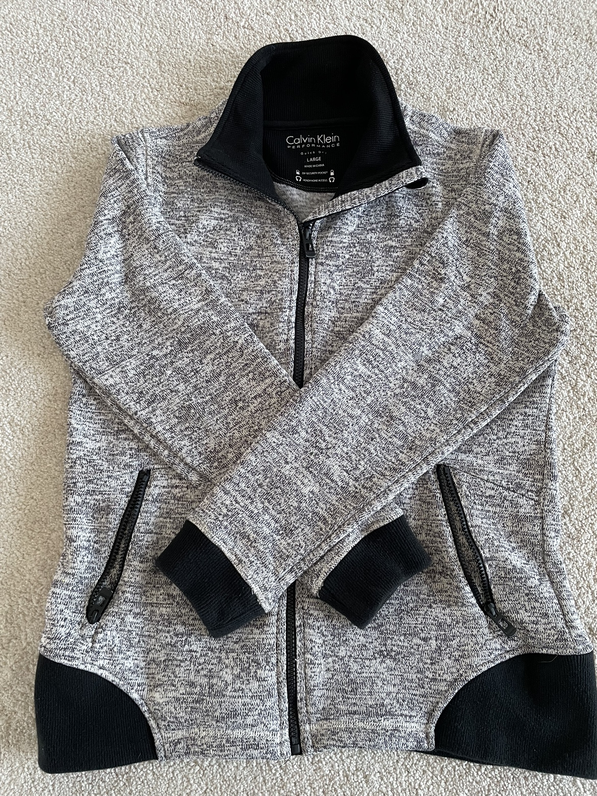 Calvin Klein Performance Zip-Up Sweater - photo 2