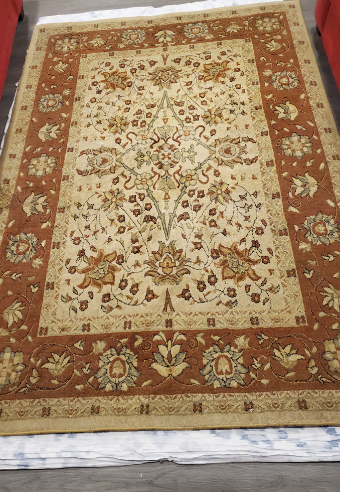 Large Floral Area Rug