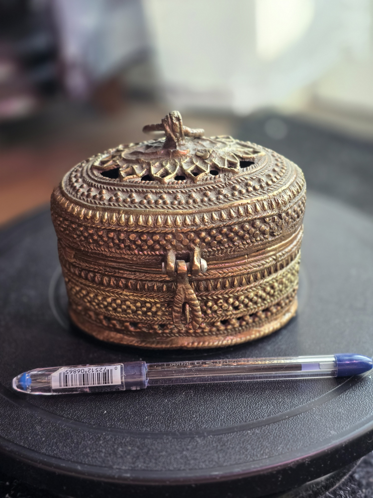 Brass india  Trinket Box - photo 2