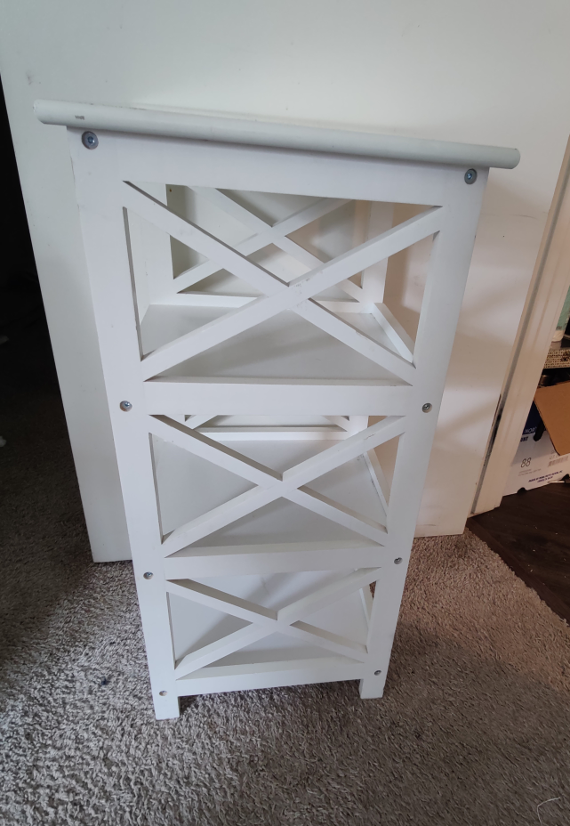 White Wooden Shelf - photo 2