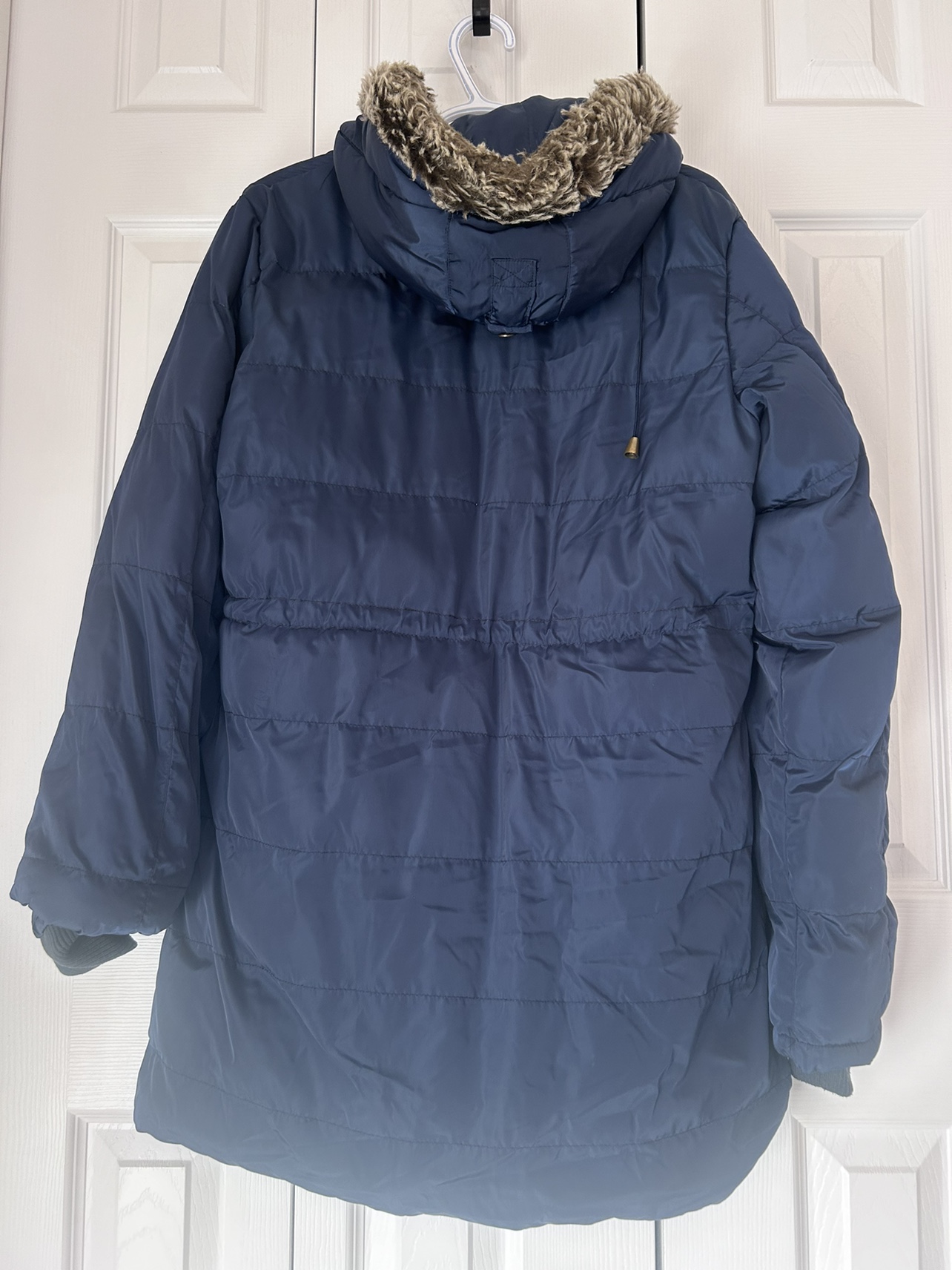Navy Blue Puffer Jacket