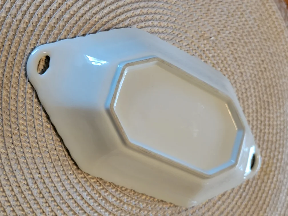 Vintage Hand-painted Floral Dish image indicator(3)