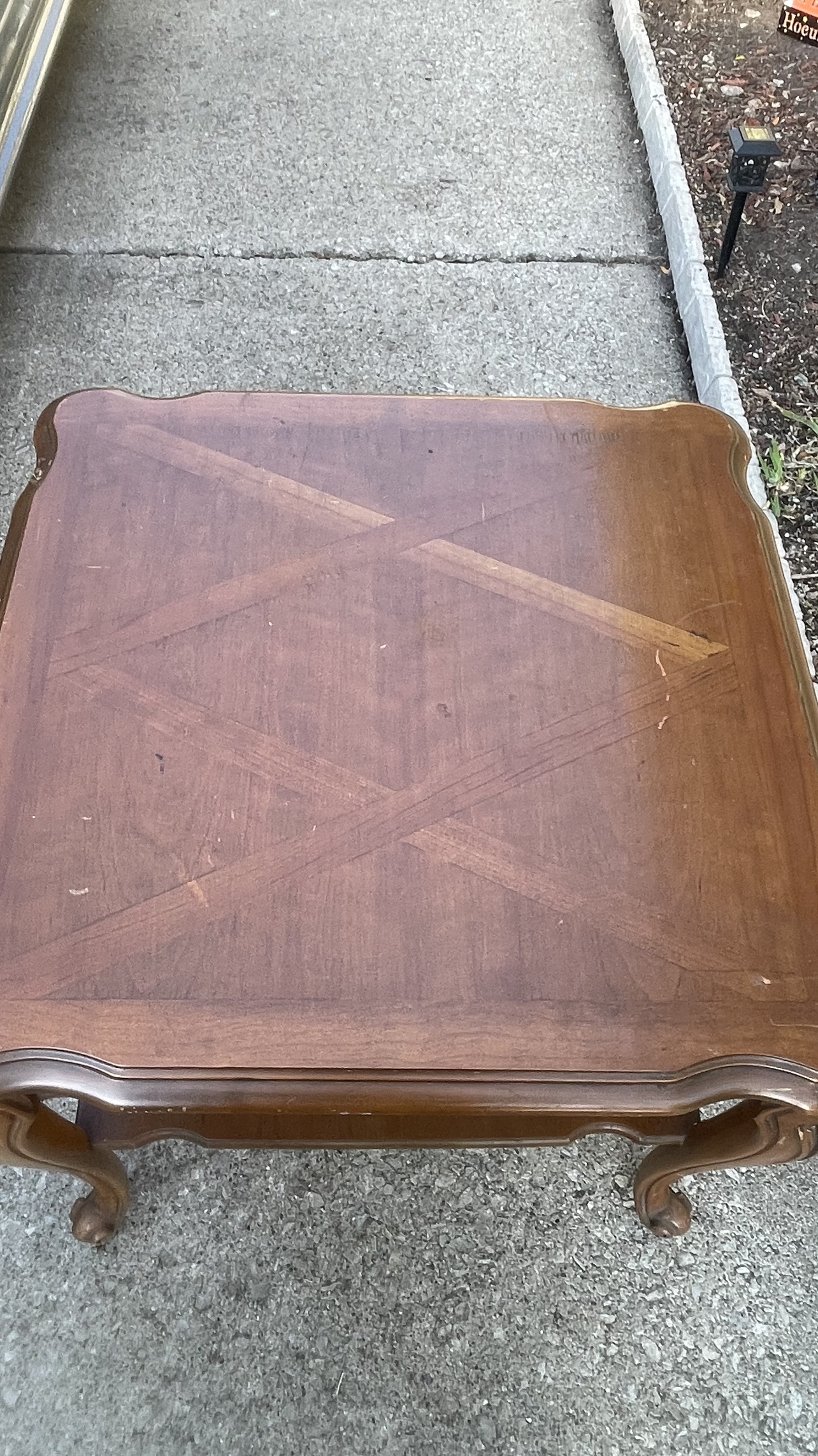 Wood End Table check more pictures - photo 3