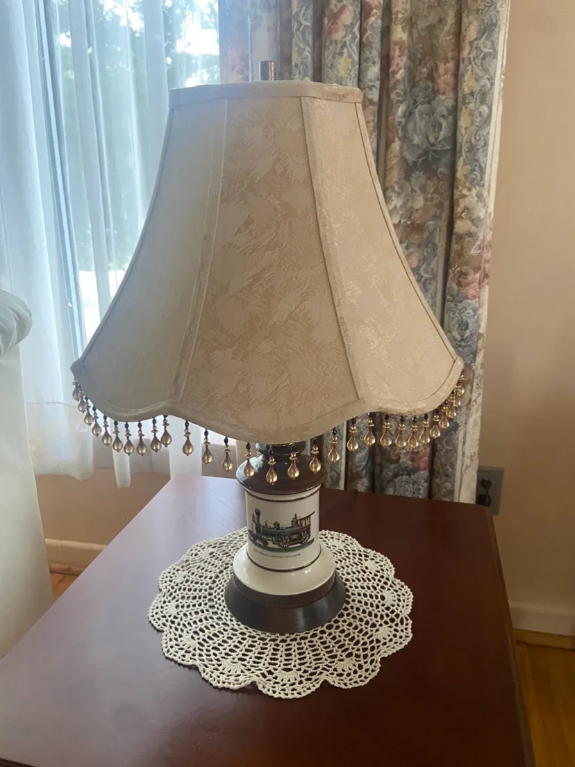 Vintage Train Table Lamp image indicator(3)