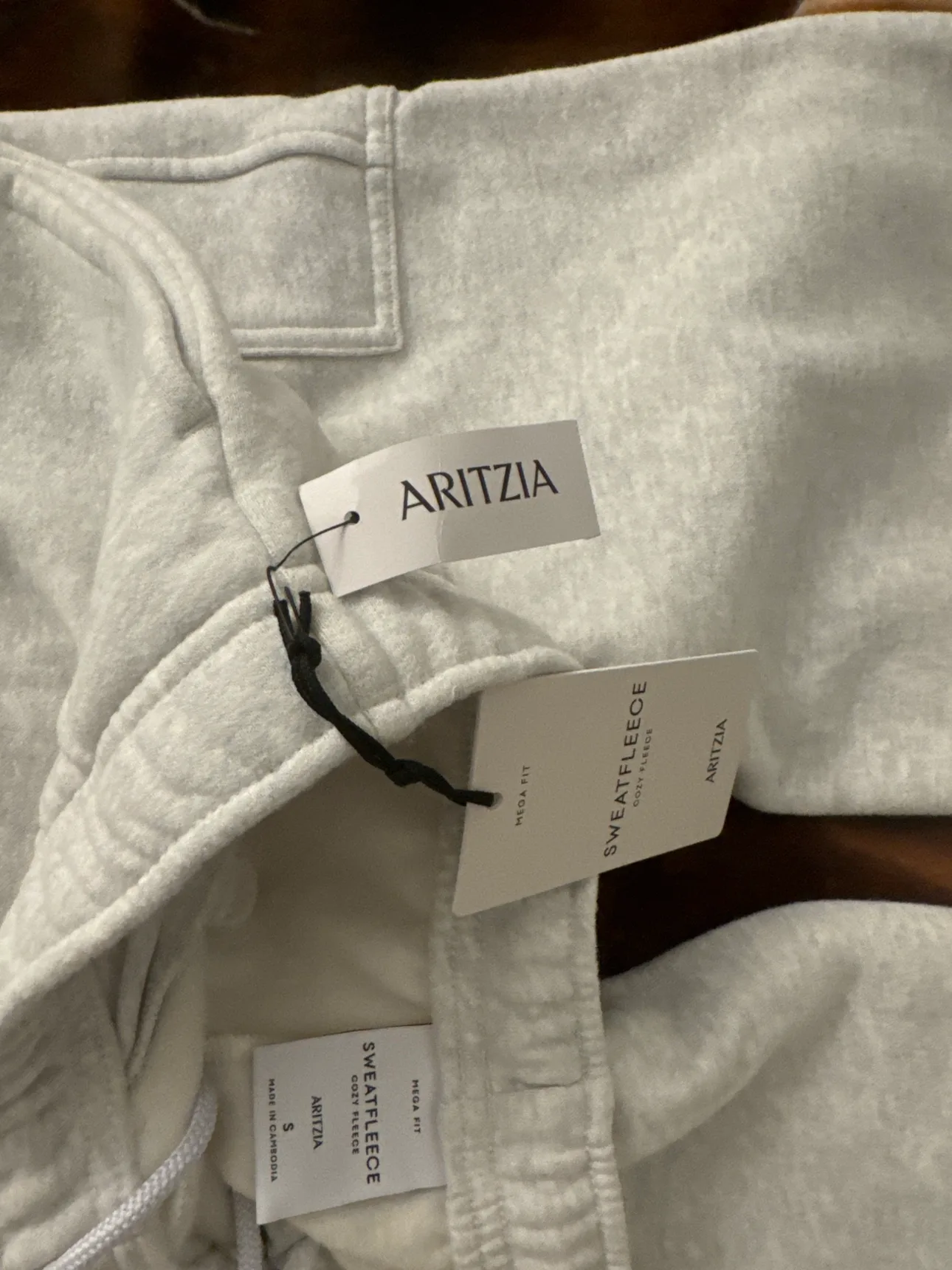 Aritzia Sweatfleece Cargo Pants - Grey image indicator(7)