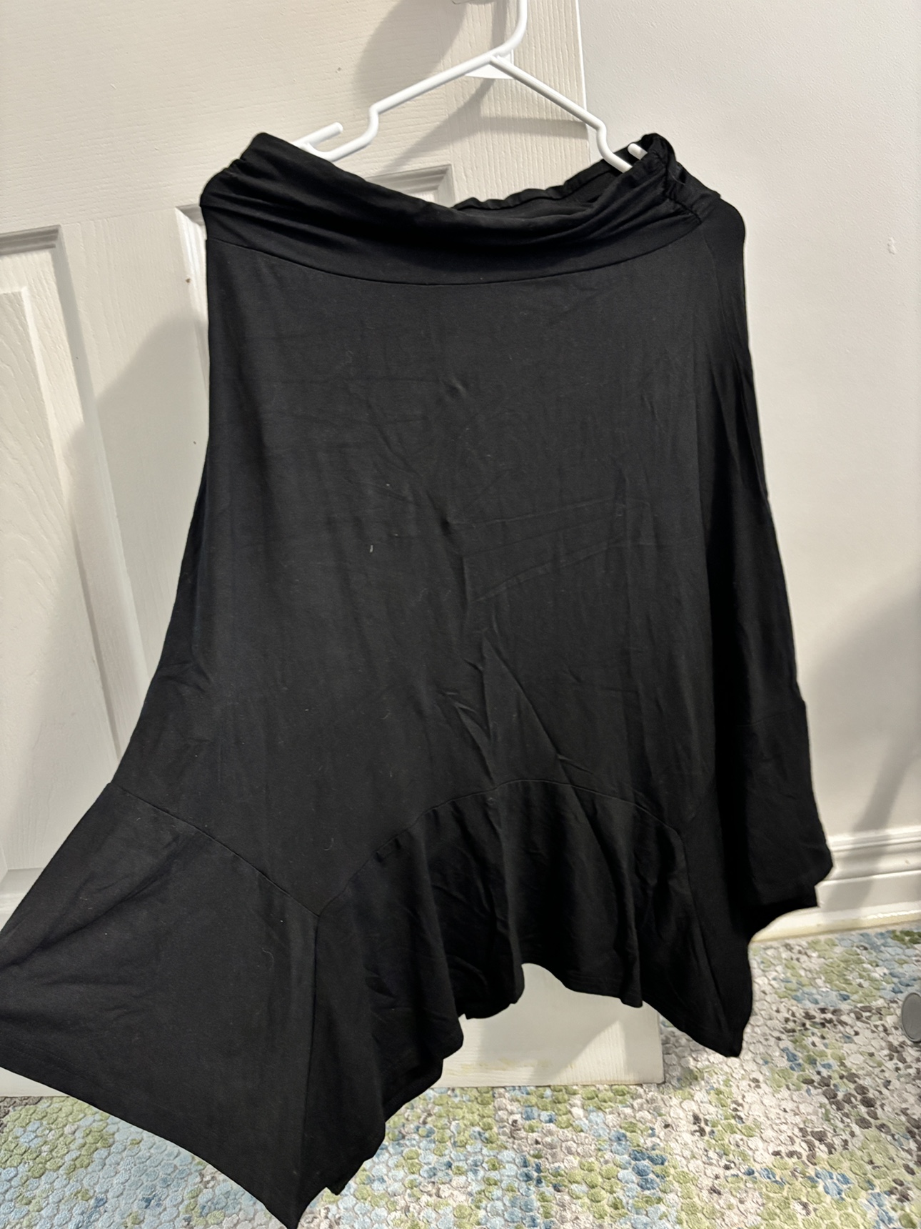 D.J.T. Black Asymmetrical Skirt Size Small - photo 2