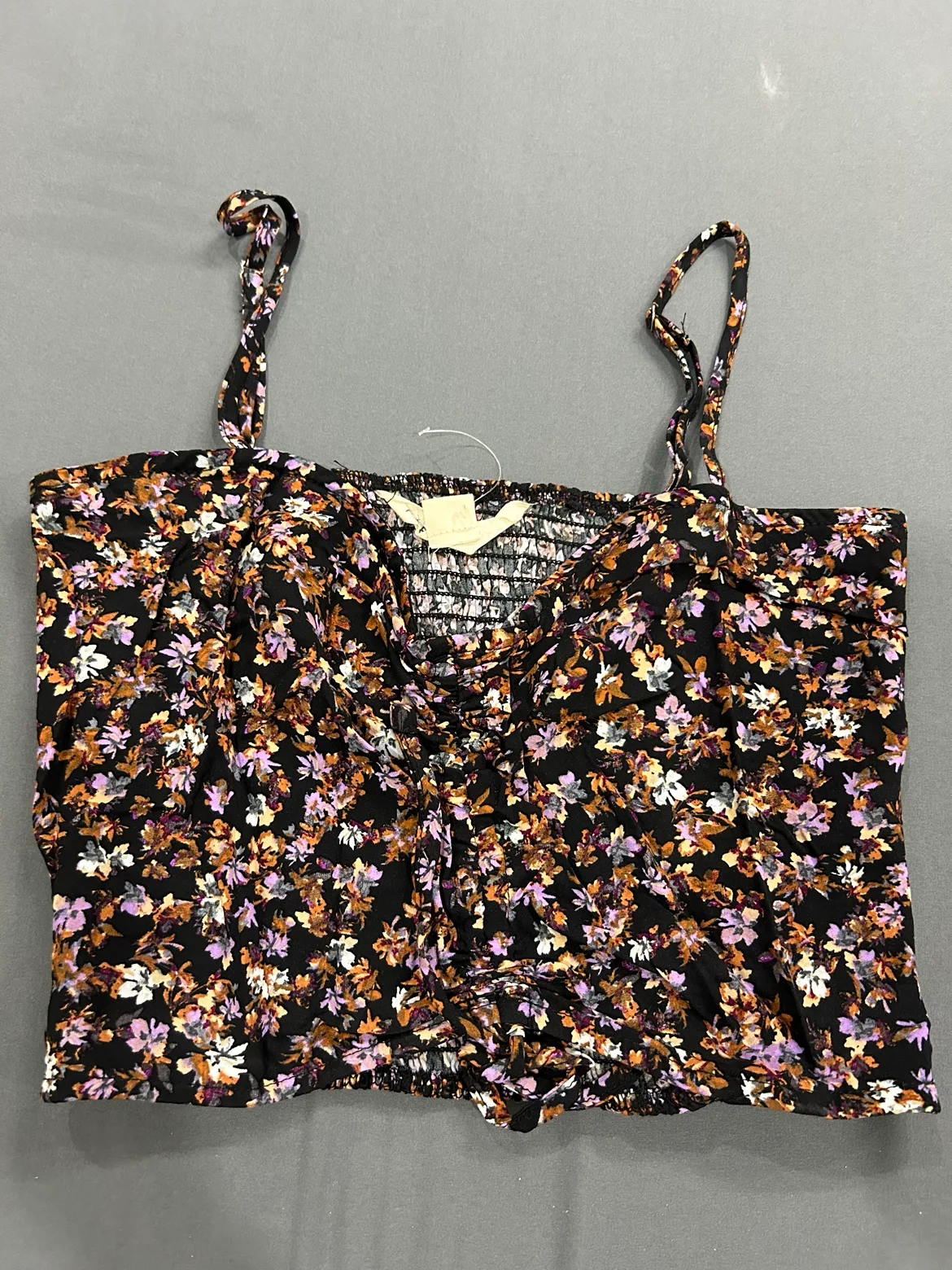 Aeropostale Floral Crop Tank Top size M thumbnail