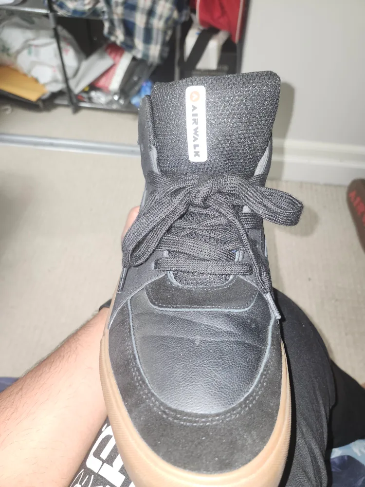 Airwalk Black High Top Sneakers, Size 13 image indicator(3)