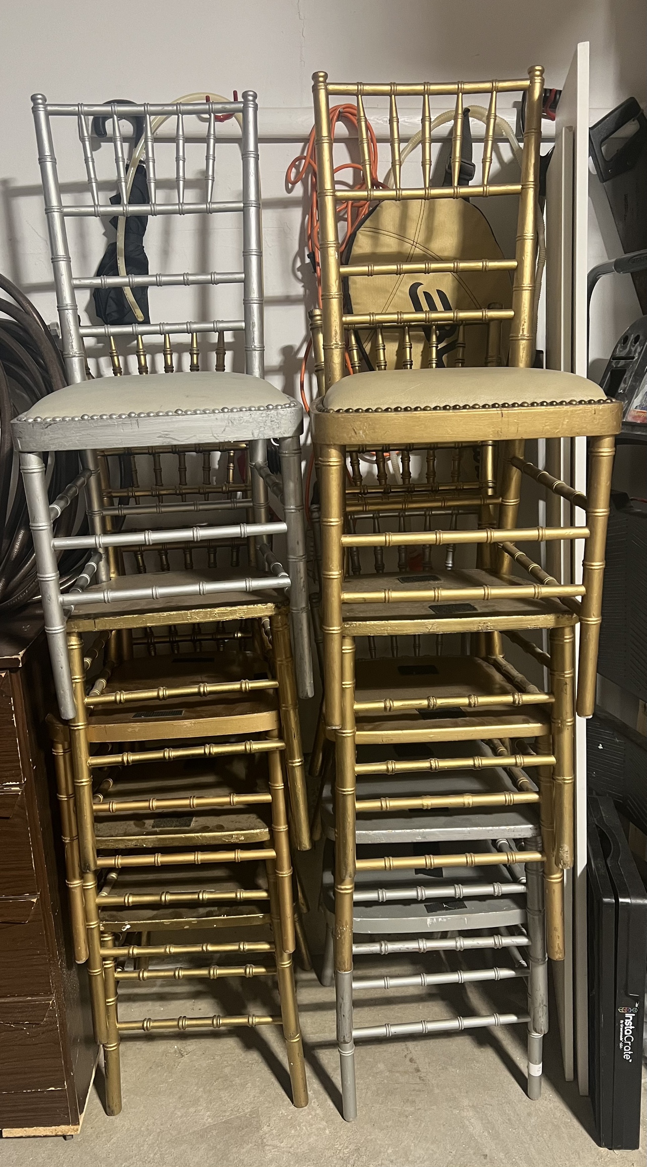 Chiavari Chairs - Gold and Silver