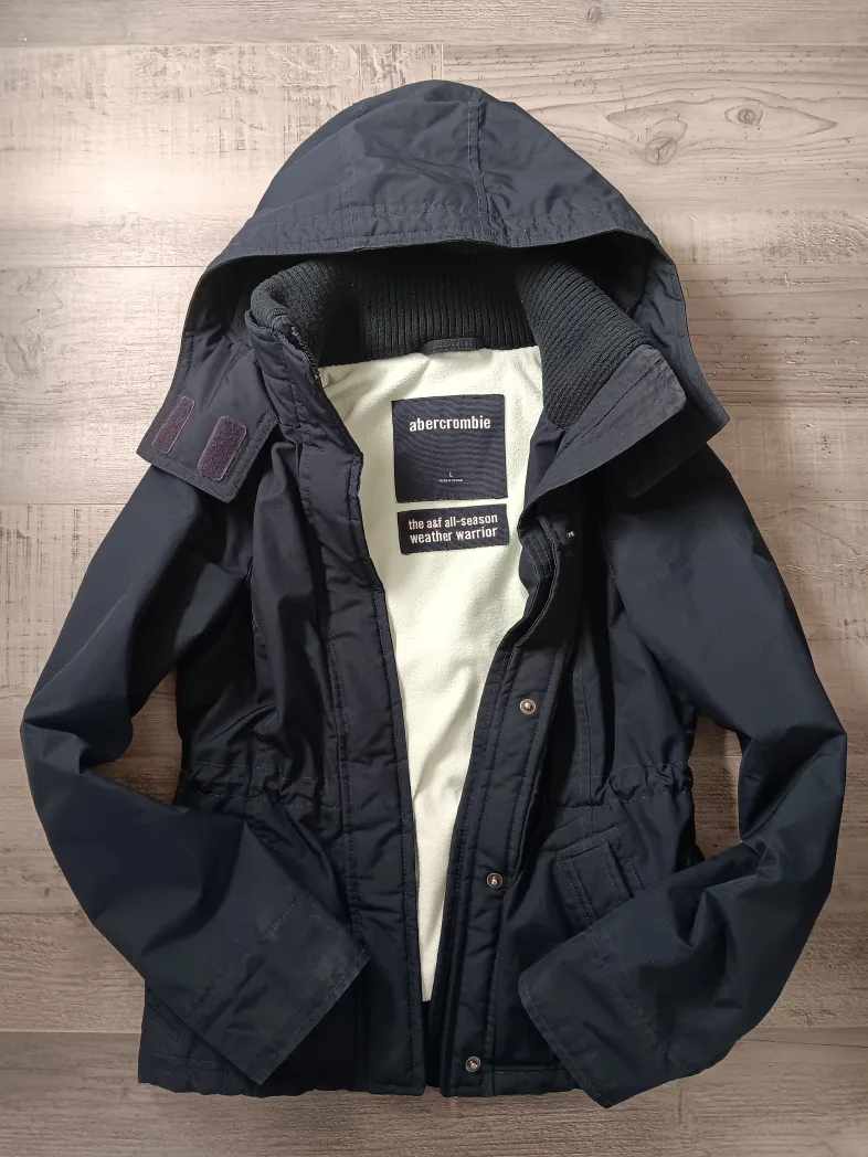 Abercrombie & Fitch Navy Jacket thumbnail