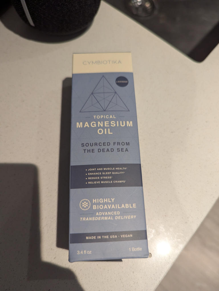 Cymbiotika Organic Topical Magnesium Oil, Lavender, 3.4 fl oz - photo 2
