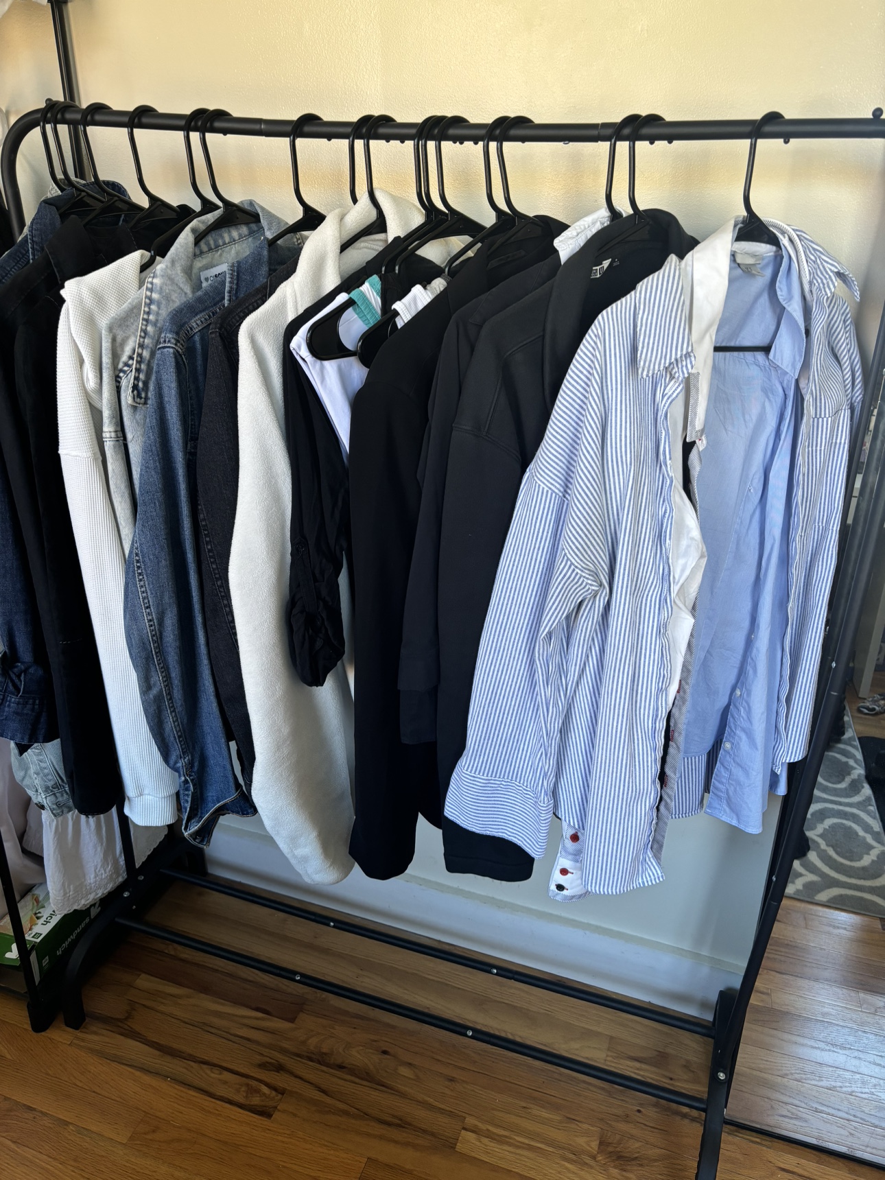 Black Clothing Rack #moving sale must be gone asap