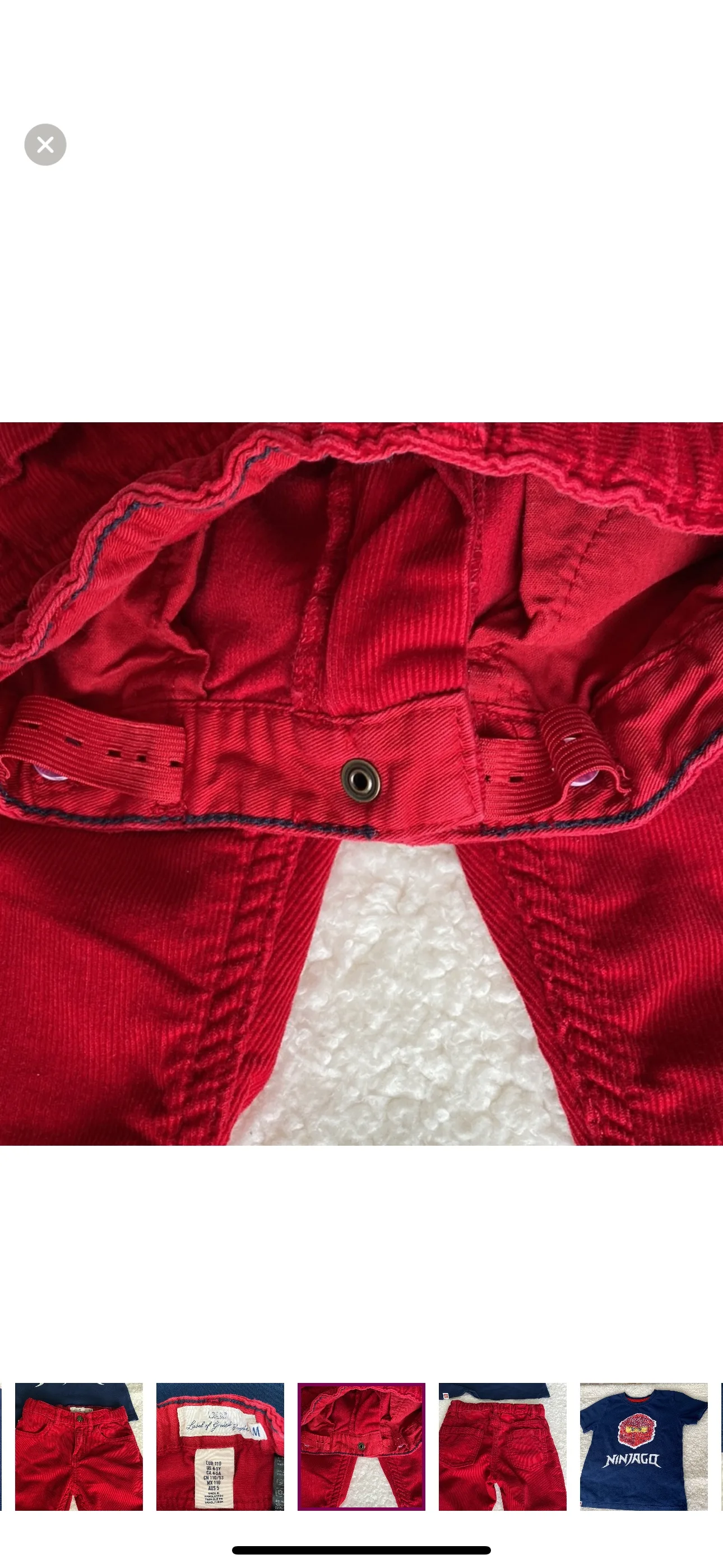 H&M fabric pants and T-shirt for boys image indicator(5)