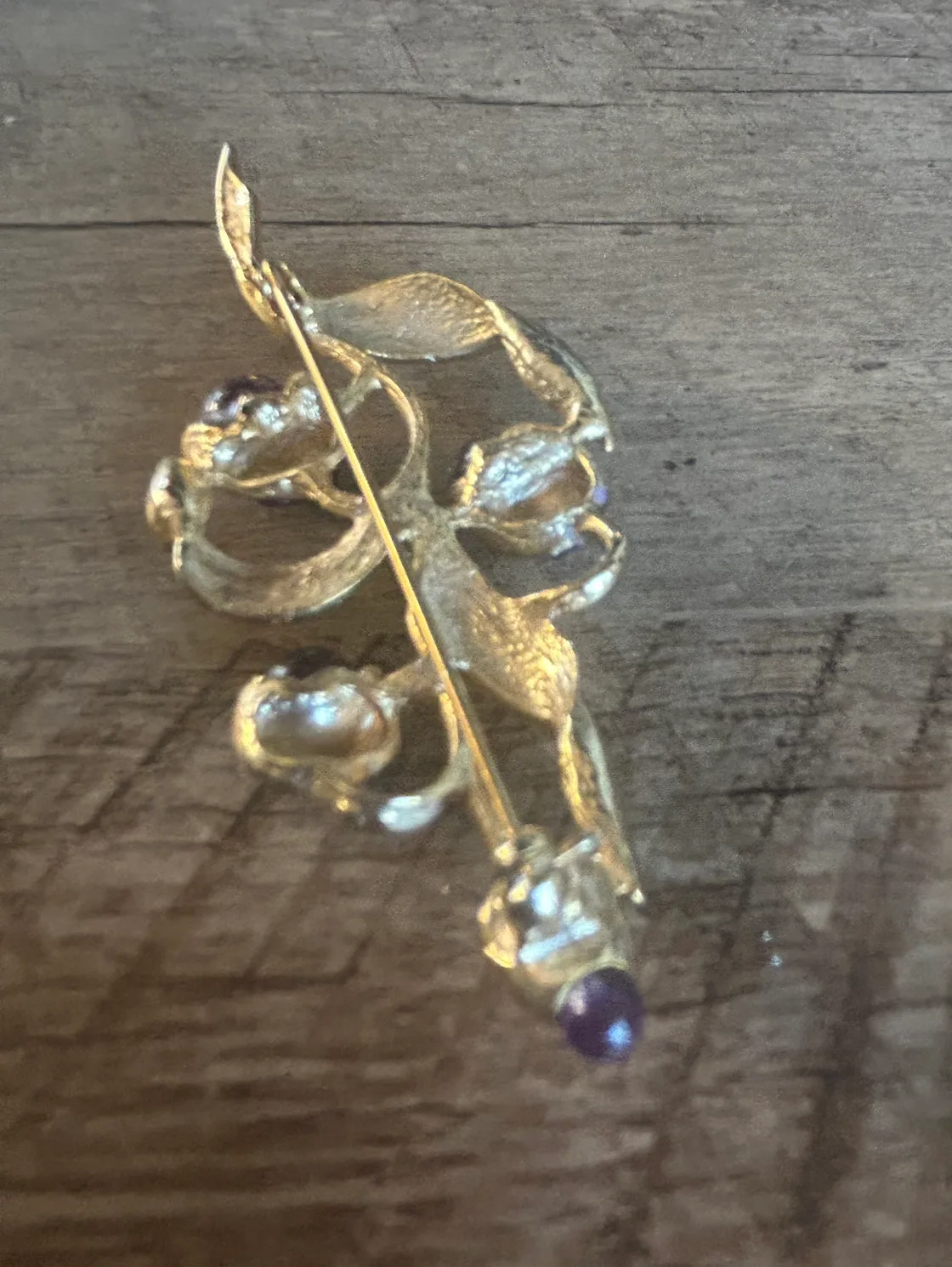 Tulips Flower Brooch & earrings set image indicator(4)