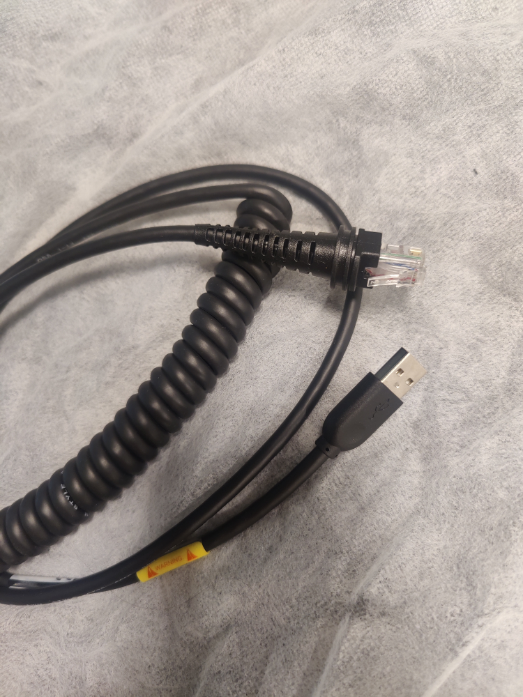 USB Type A HSM 5V Coiled 3M Cable