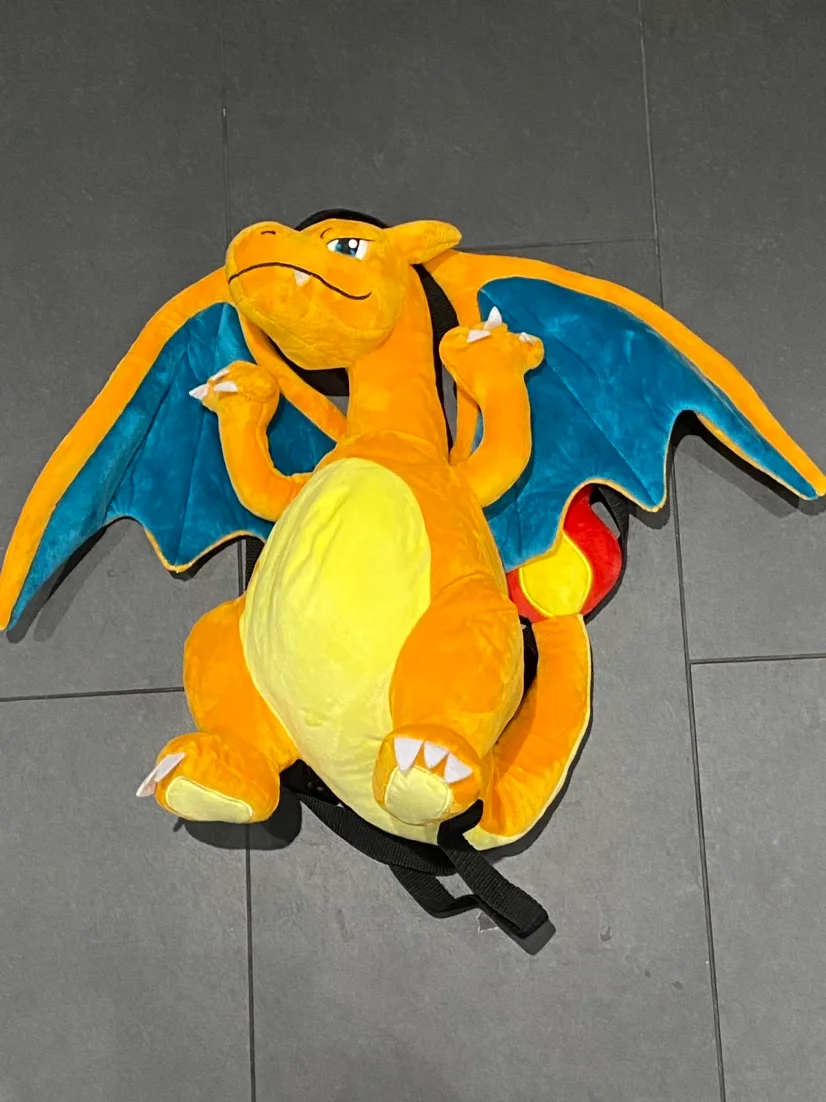 Charizard Pokemon Plush Backpack Halloween costume anime cosplay image indicator(2)