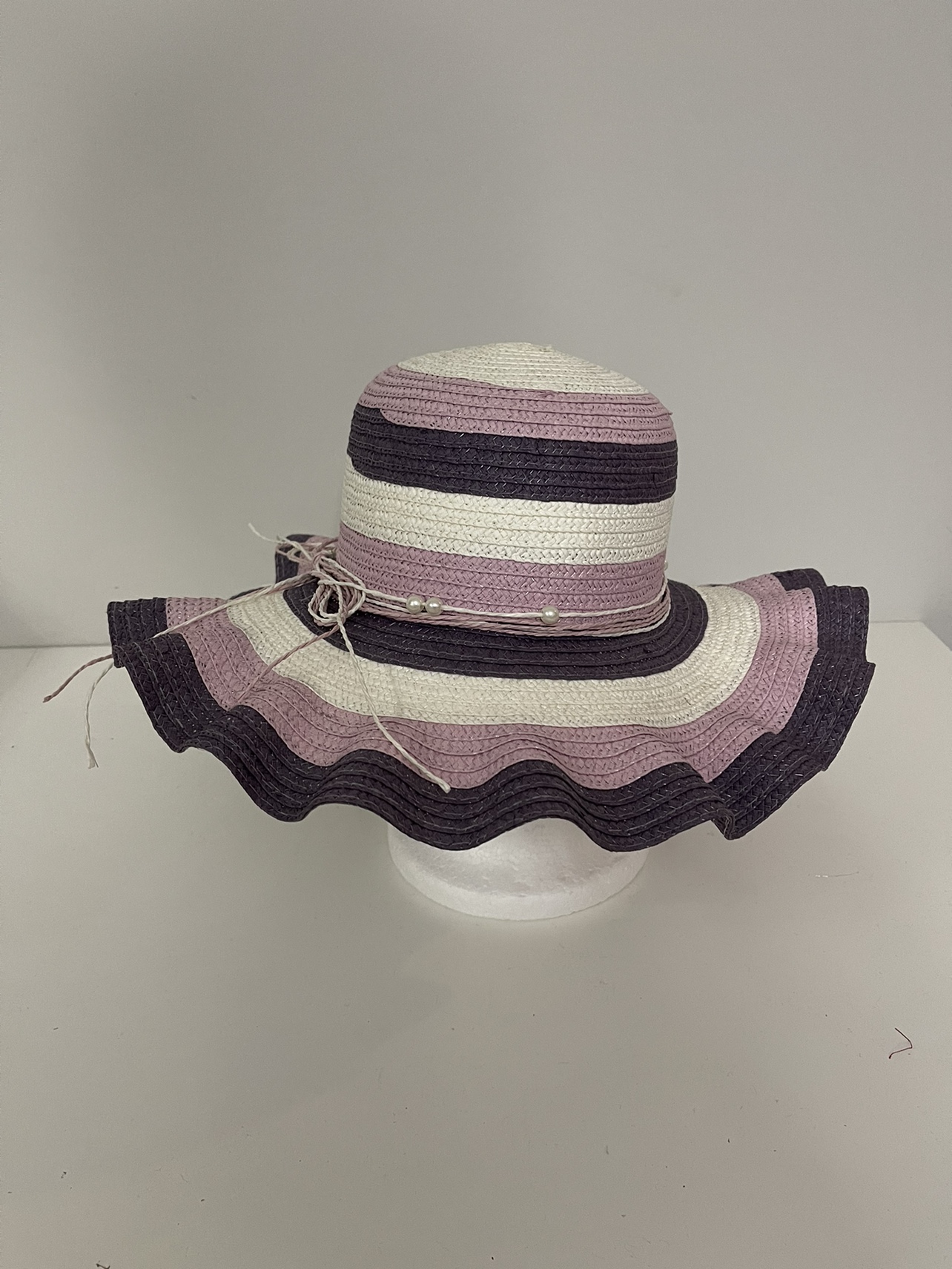 Striped Straw Hat