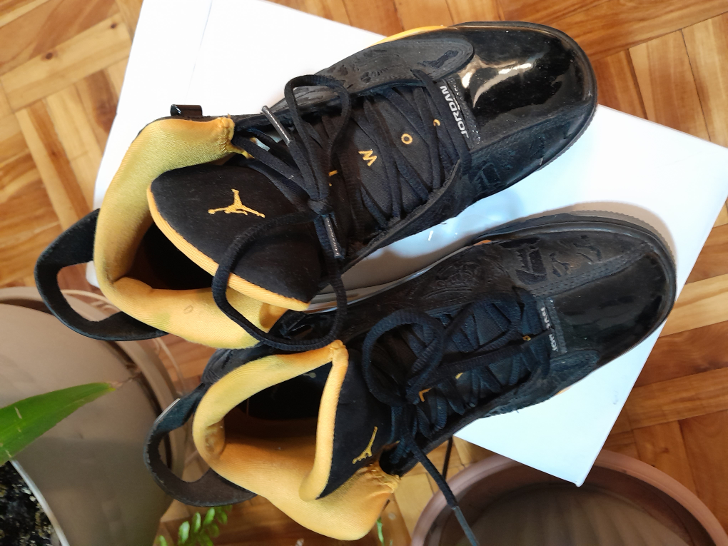 Air Jordan 6 Rings Black Yellow Size 10 - photo 4