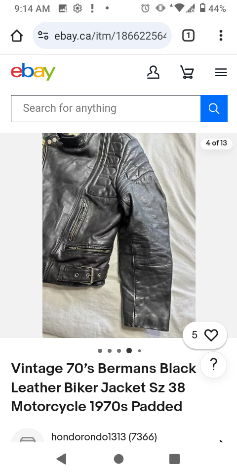 Vintage Leather Jacket(price reduced) - photo 2