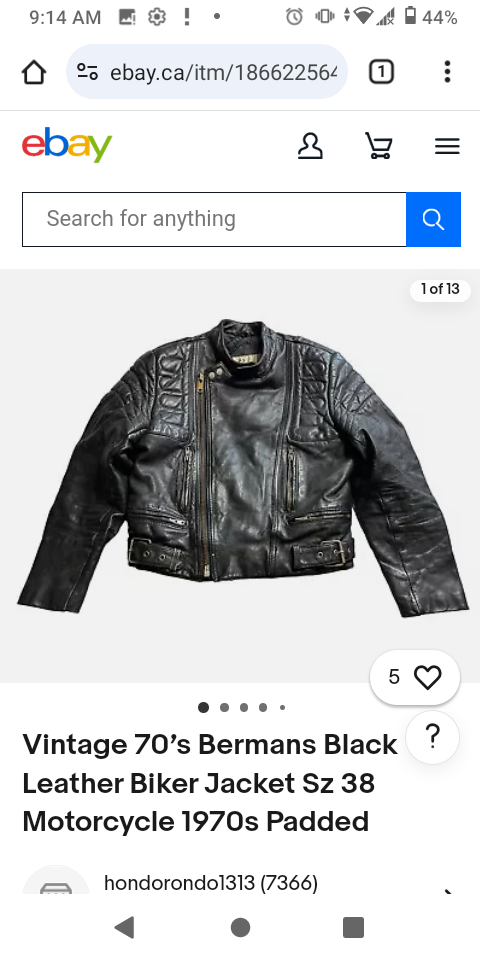 Vintage Leather Jacket(price reduced) - photo 4