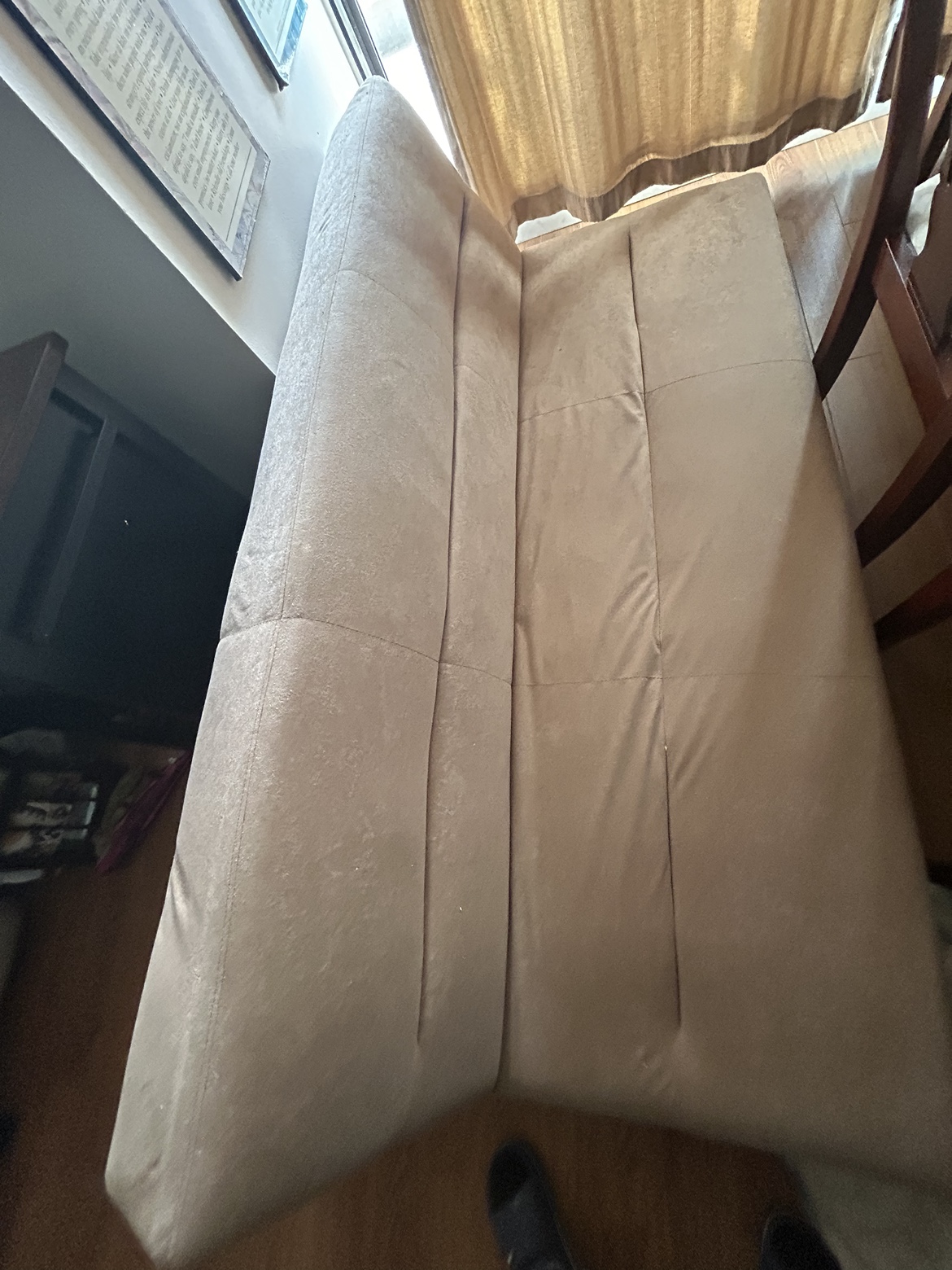 Full Double size futon with foot pegs.
