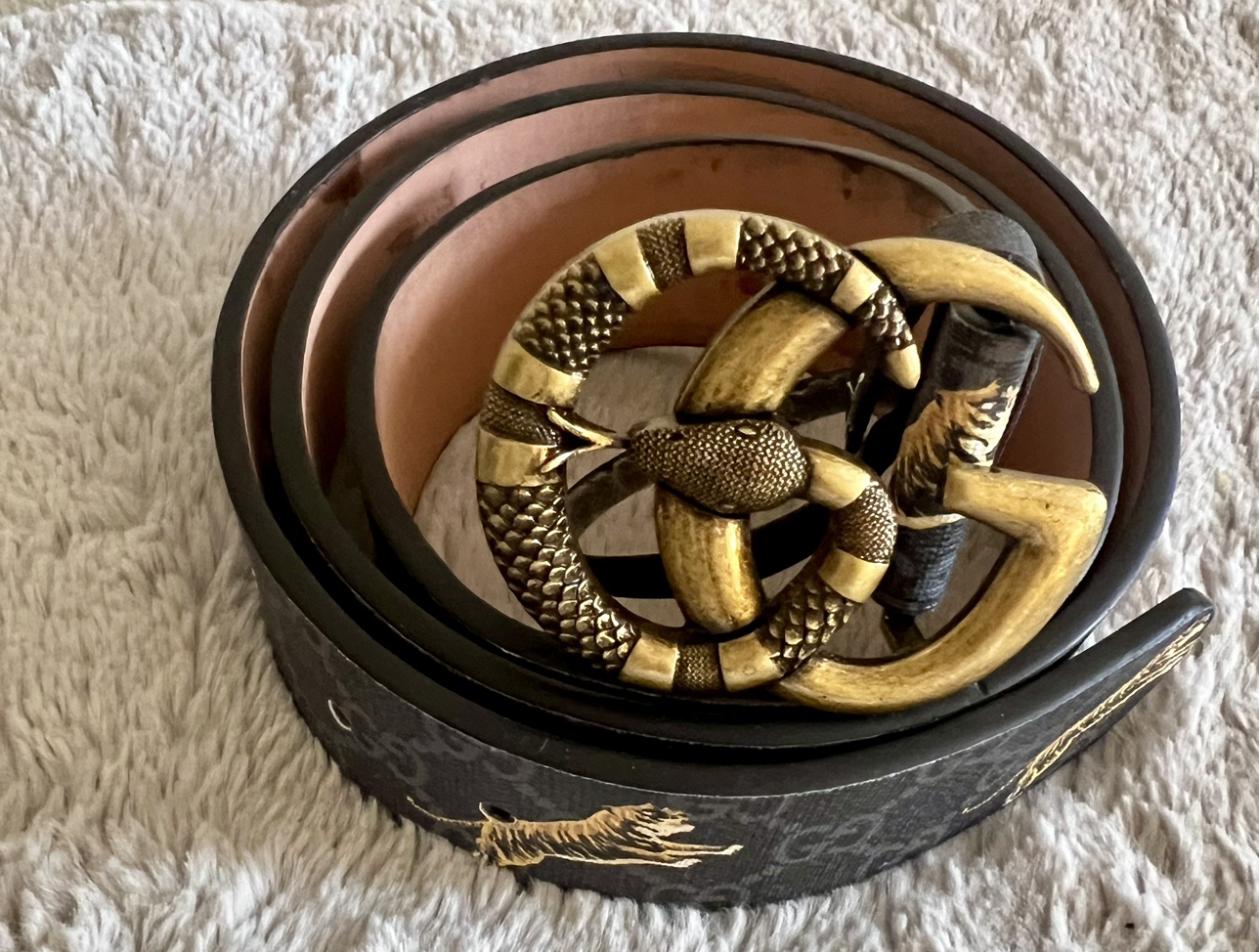 Gucci Snakeskin Belt