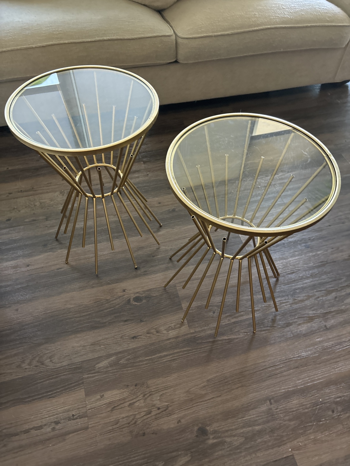 Gold End Tables