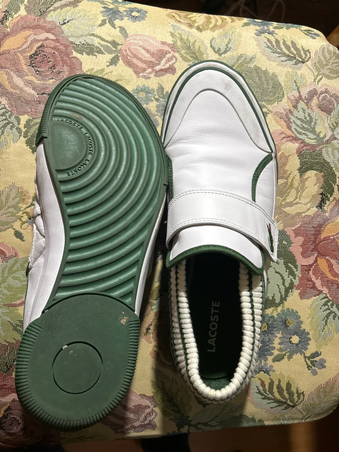 Lacoste Men's White Sneakers Size 8 1/2 image indicator(2)