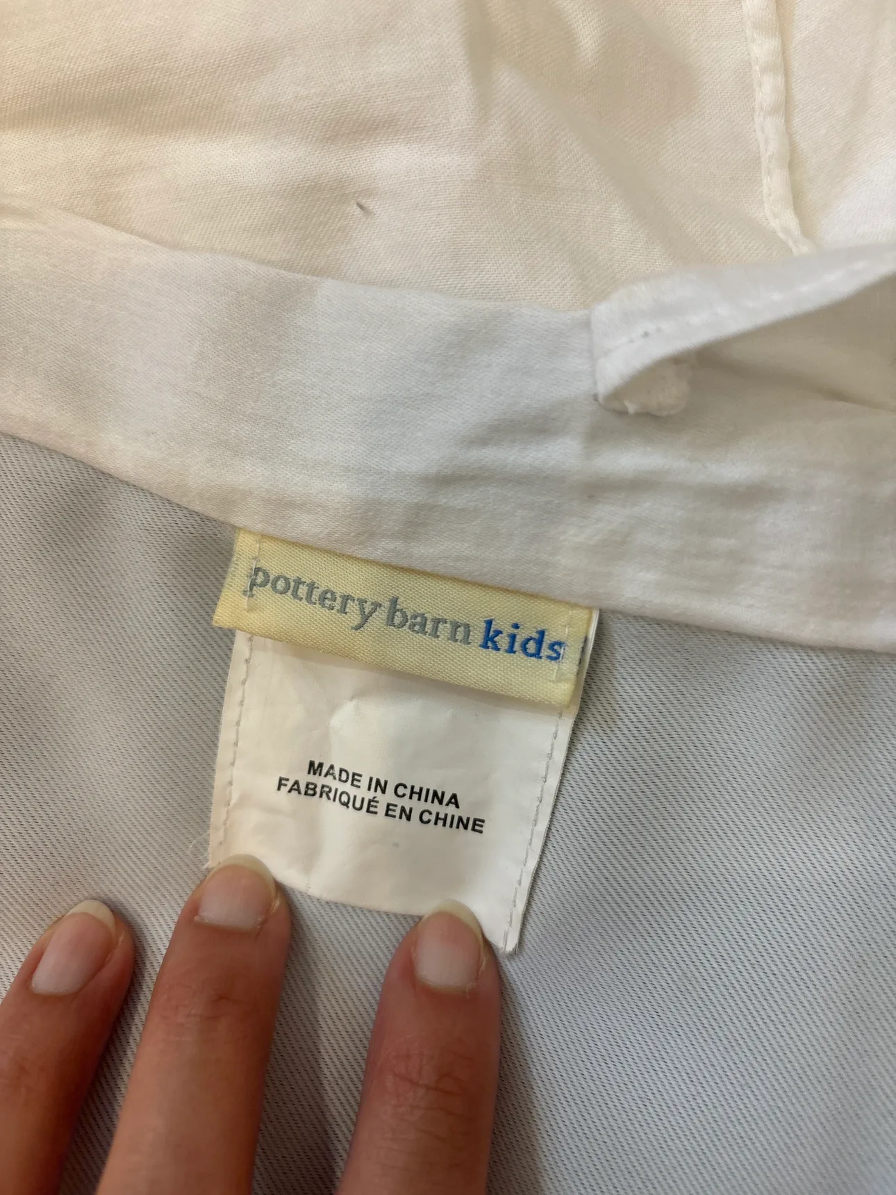 Pottery Barn Kids White Ruffled Curtains image indicator(3)