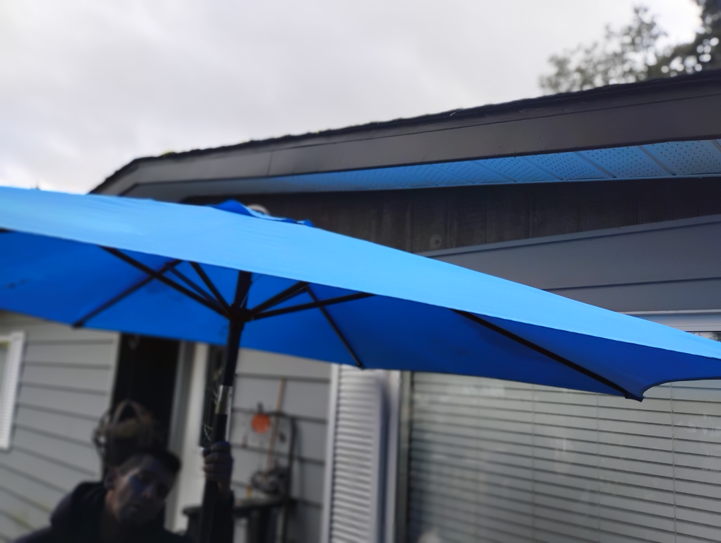 Blue Patio Umbrella