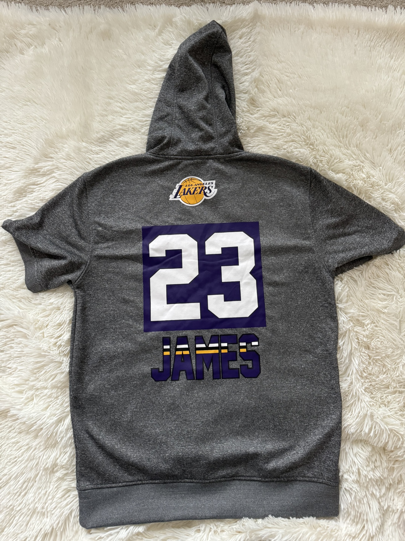 Los Angeles Lakers LeBron James Hoodie - photo 2