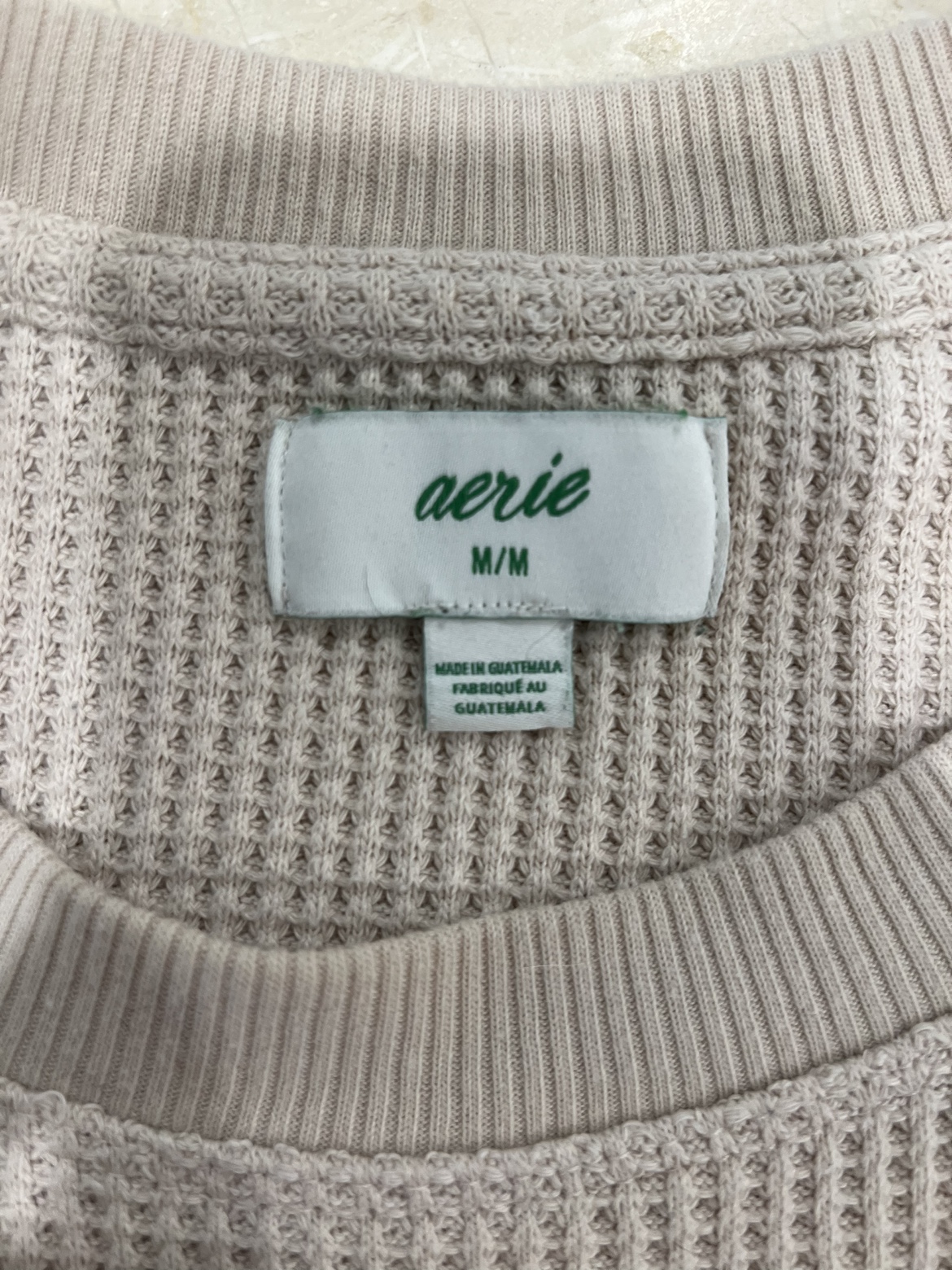 Aerie Oversized Waffle knit crew - photo 3