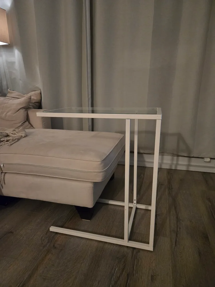 Glass Top Laptop Table (white) image indicator(5)