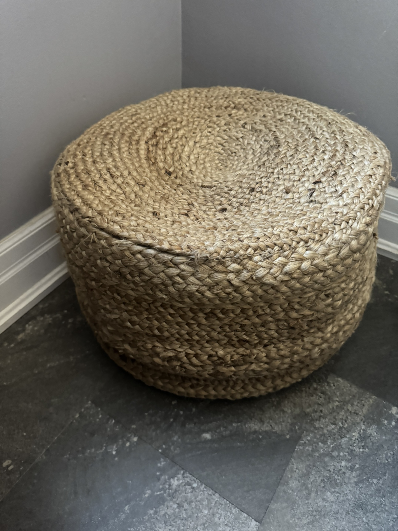 Jute Ottoman - photo 3