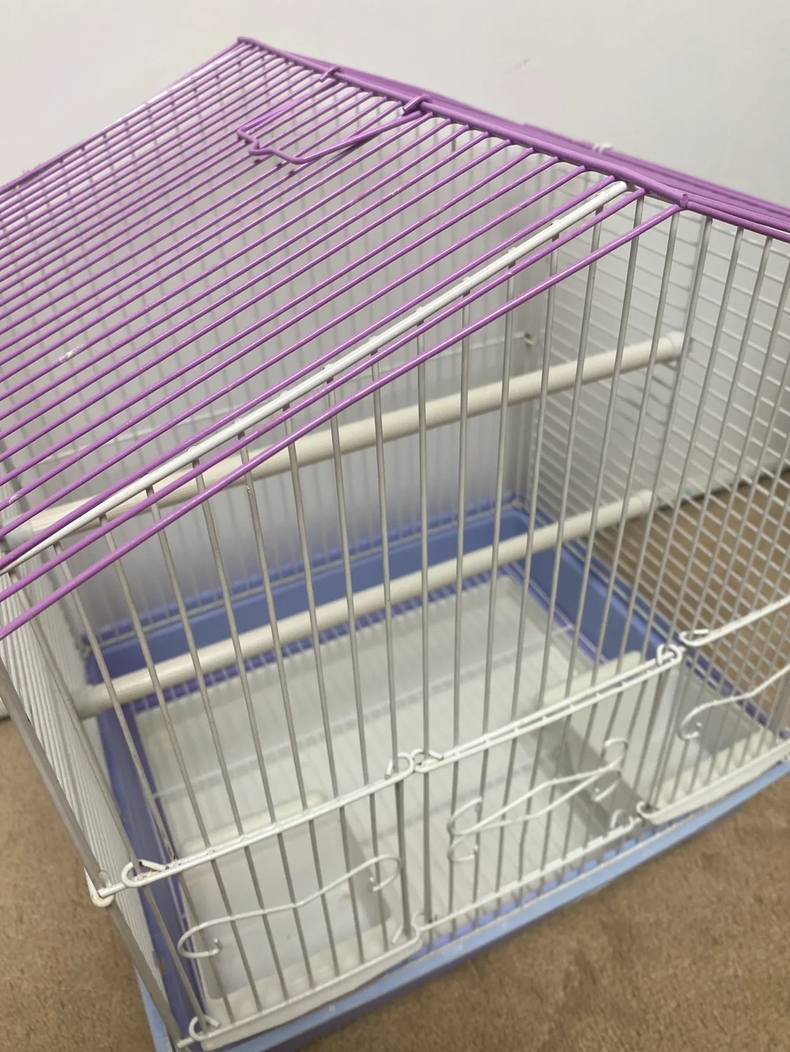 Purple and White Bird Cage image indicator(2)