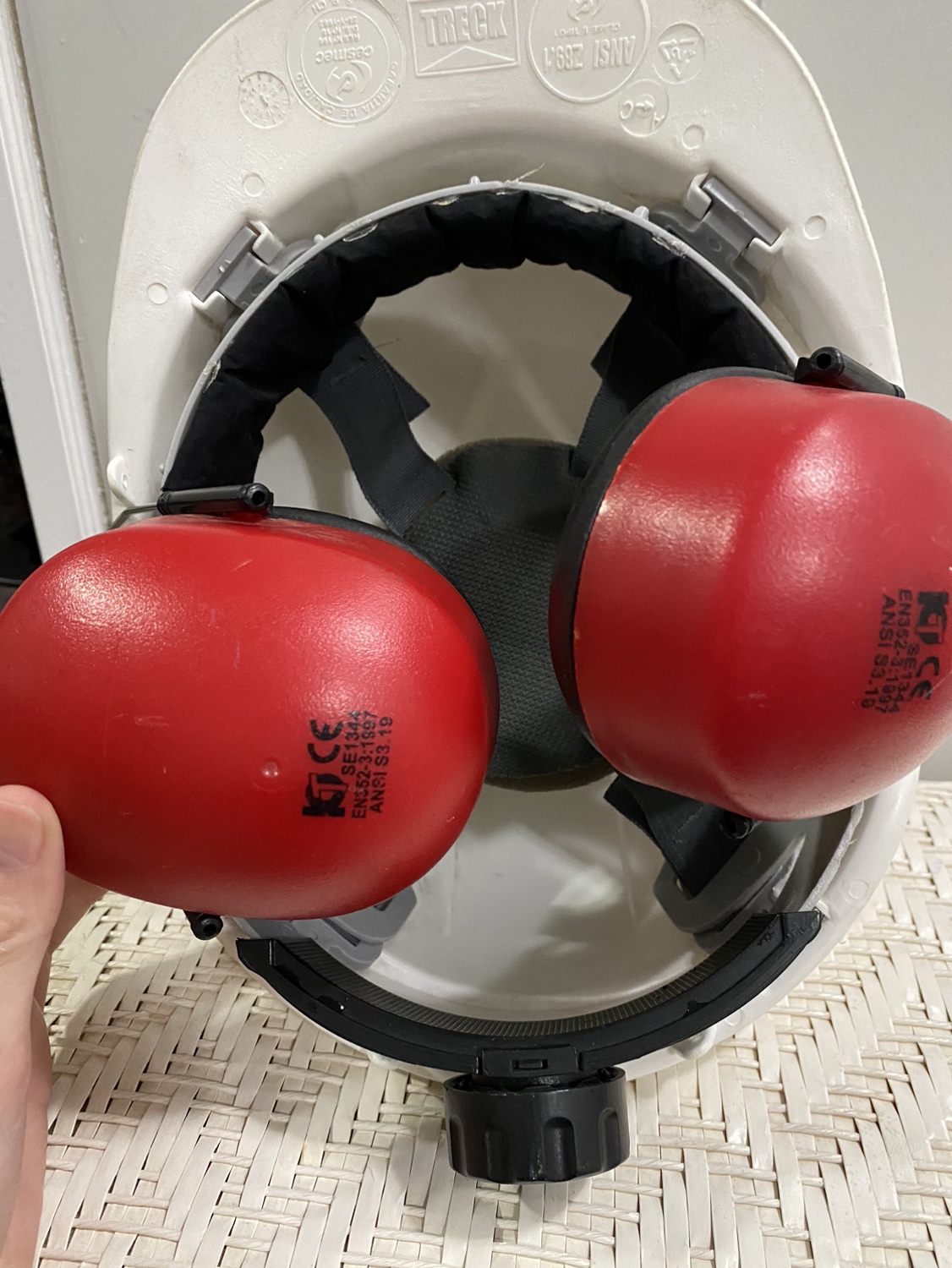 Hard Hat with Ear Muffs - photo 4