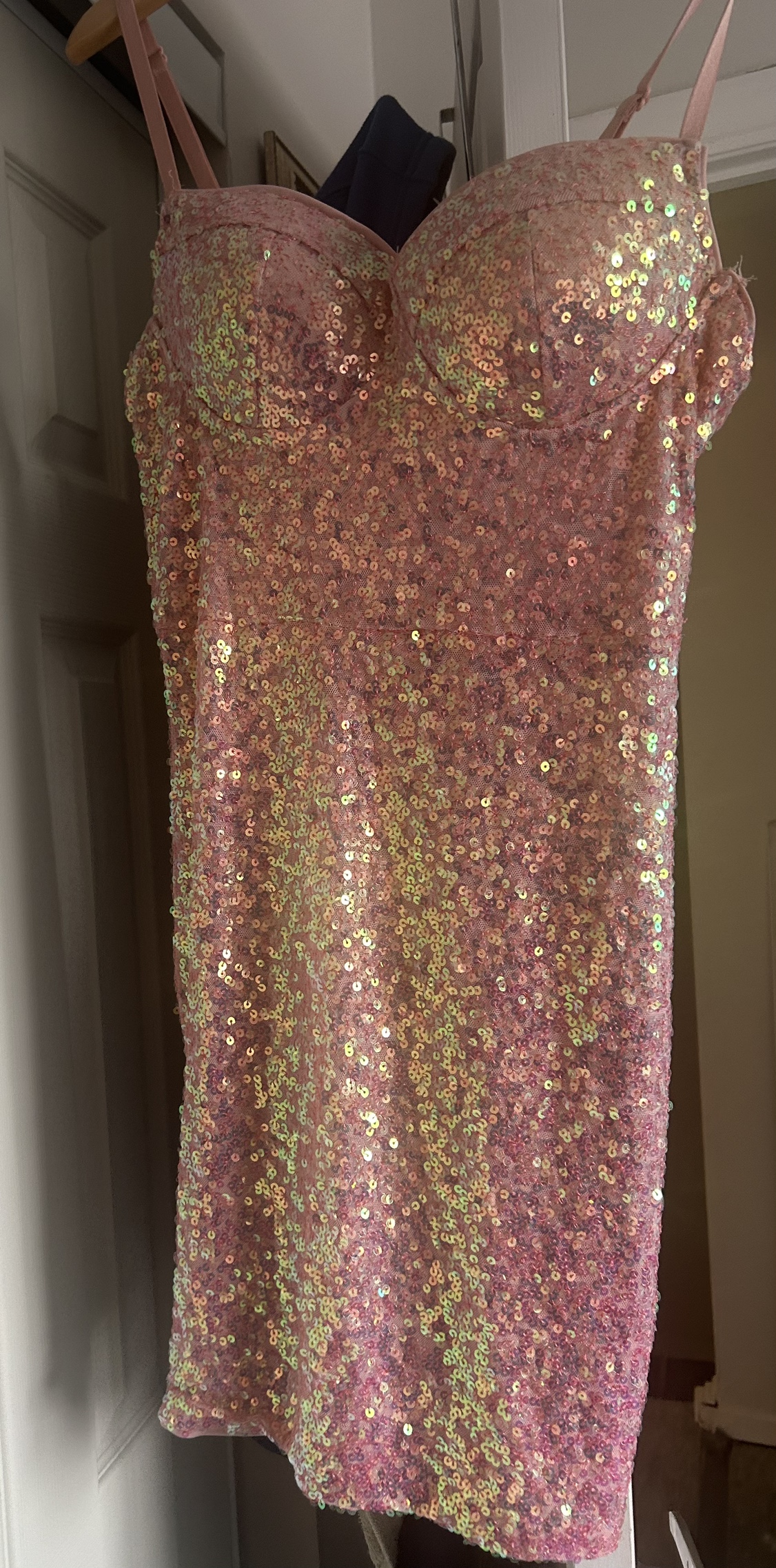 Pink Sequin Mini Dress - photo 2