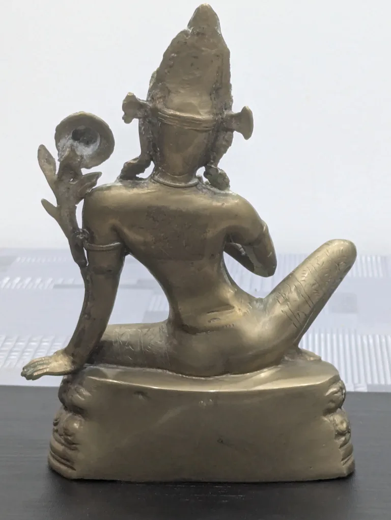 Antique Heavy Brass Statue image indicator(2)