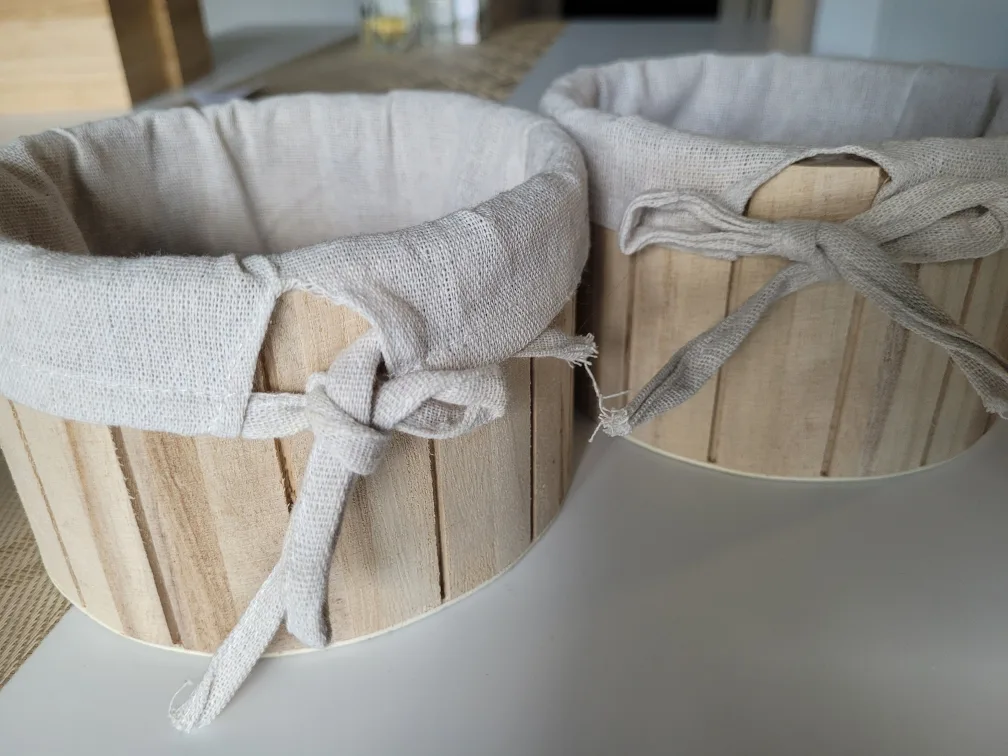 Set of 2 Wooden Baskets thumbnail