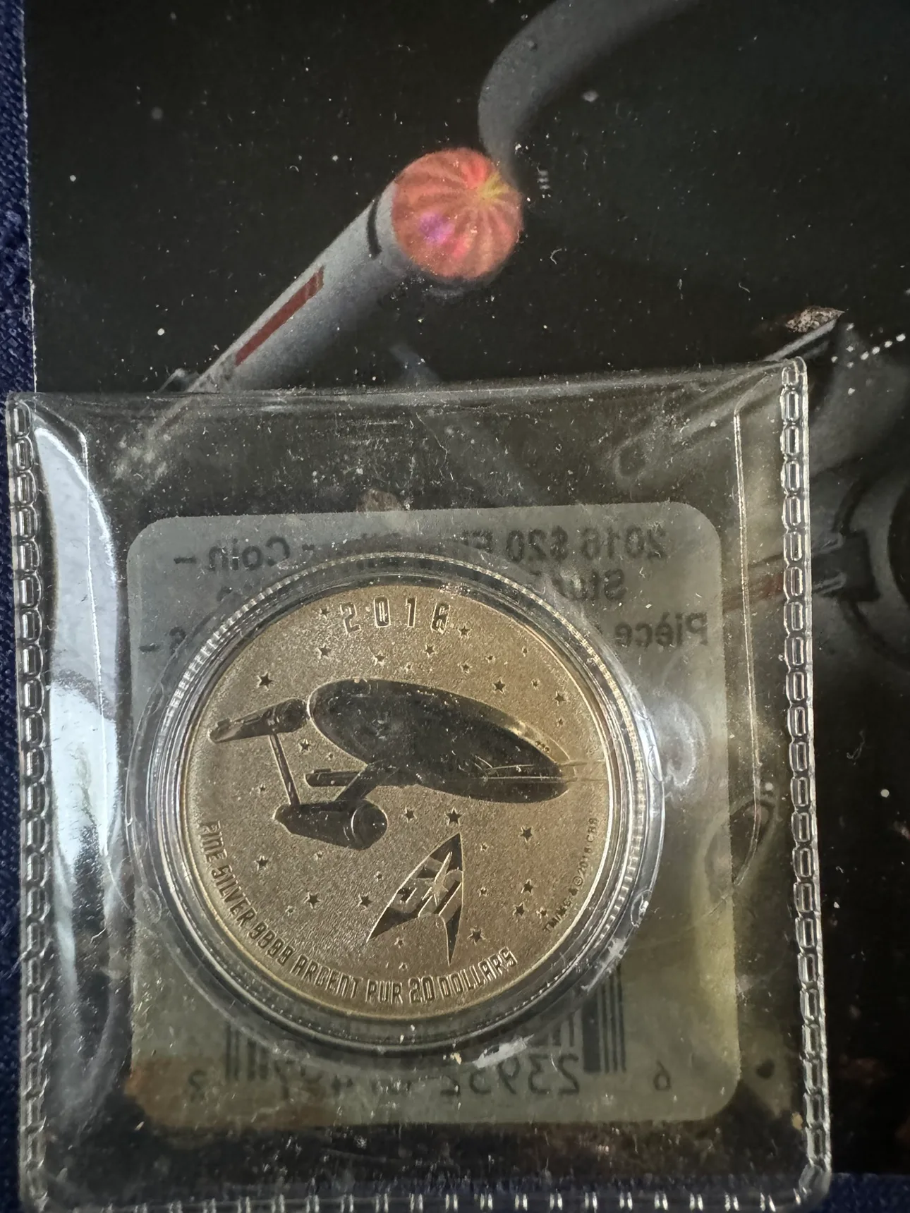 2018 Star Trek 20 Dollar Silver Coin thumbnail
