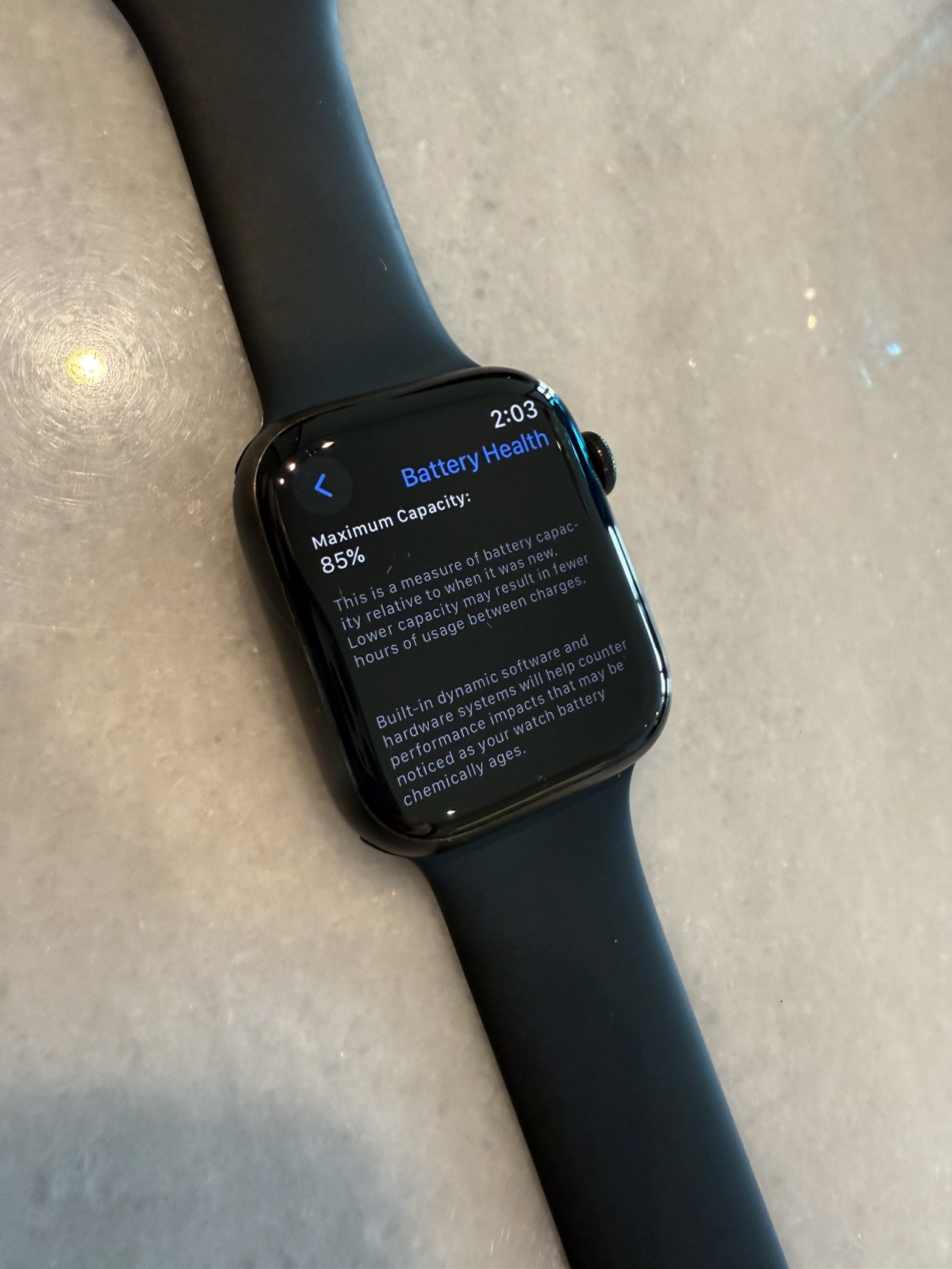 Apple Watch series 7 45mm titanium GPS+Cellular - photo 3