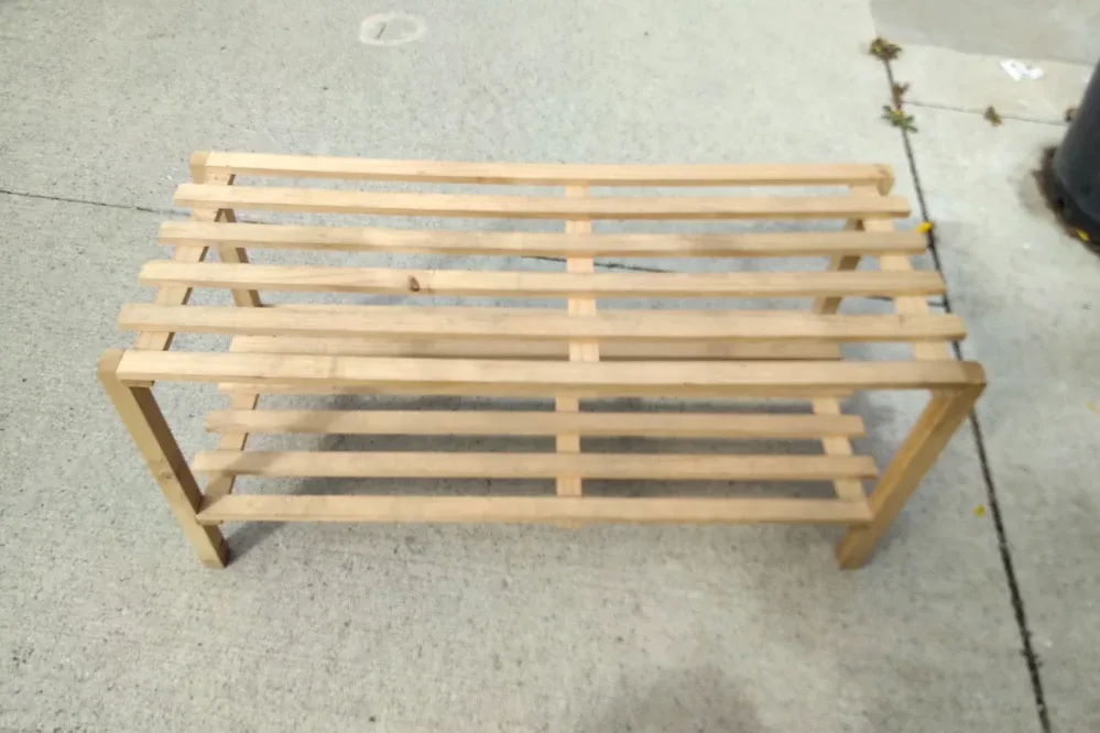 wooden shoe rack thumbnail