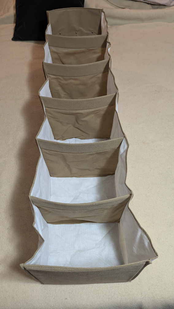 Hanging Fabric Closet Organizers #freecycle