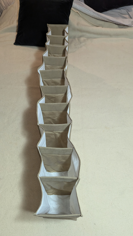Hanging Fabric Closet Organizers #freecycle - photo 2