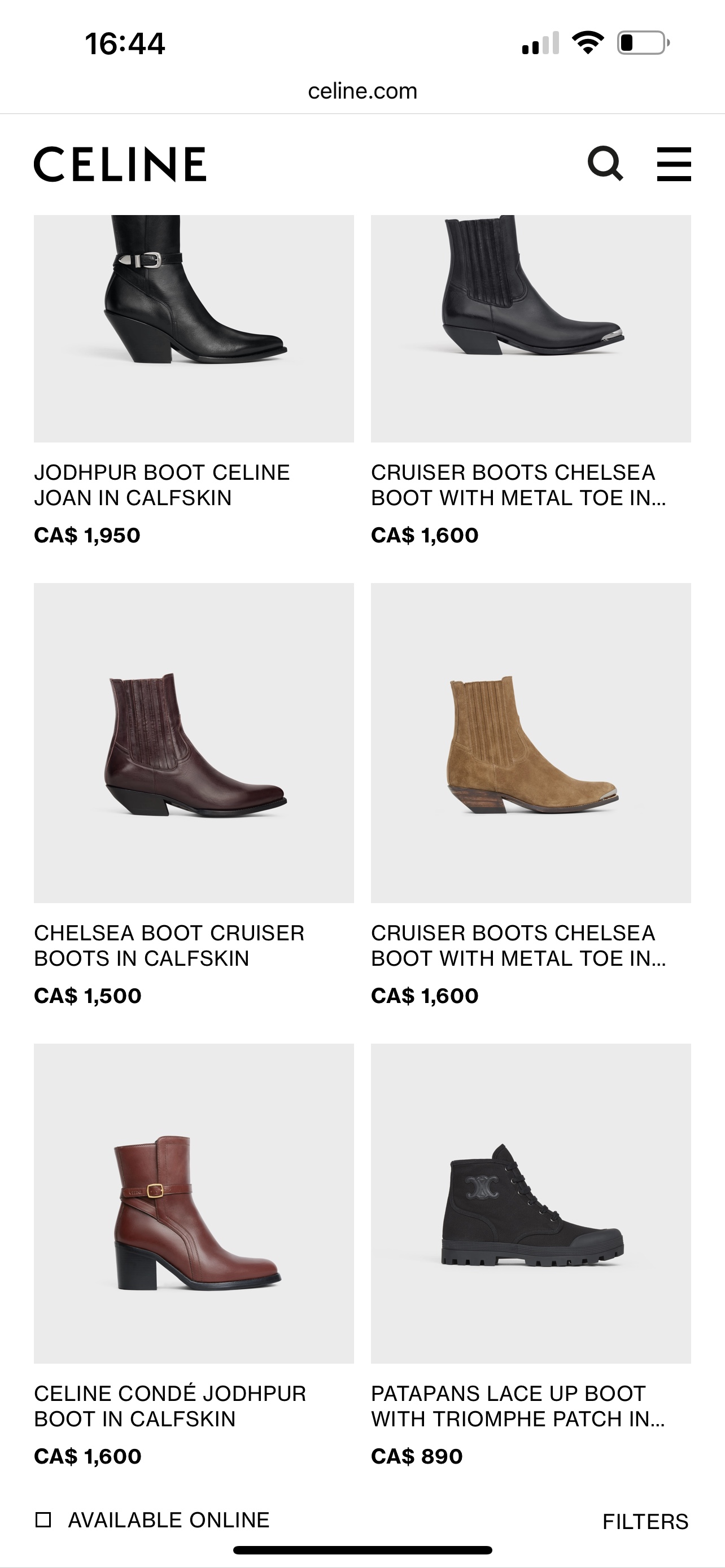 Celine Black Ankle Boots - photo 5
