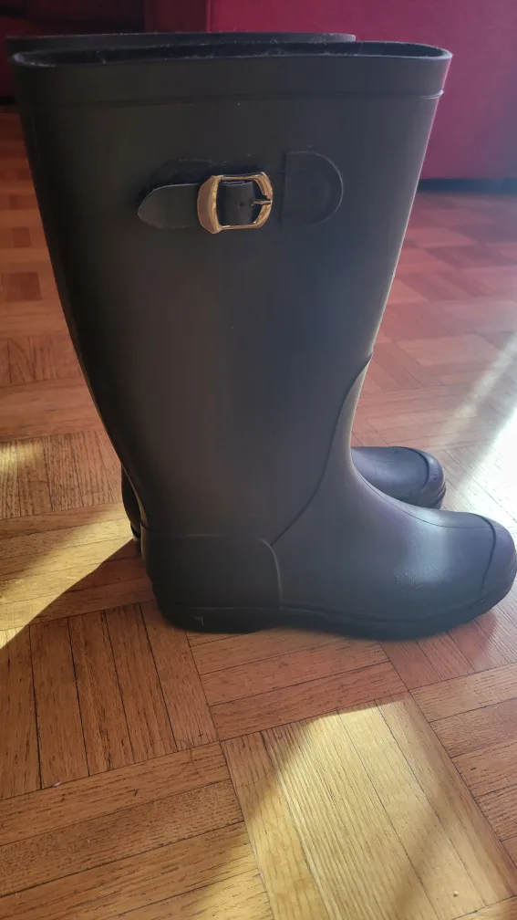 Black Rubber Rain Boots image indicator(2)