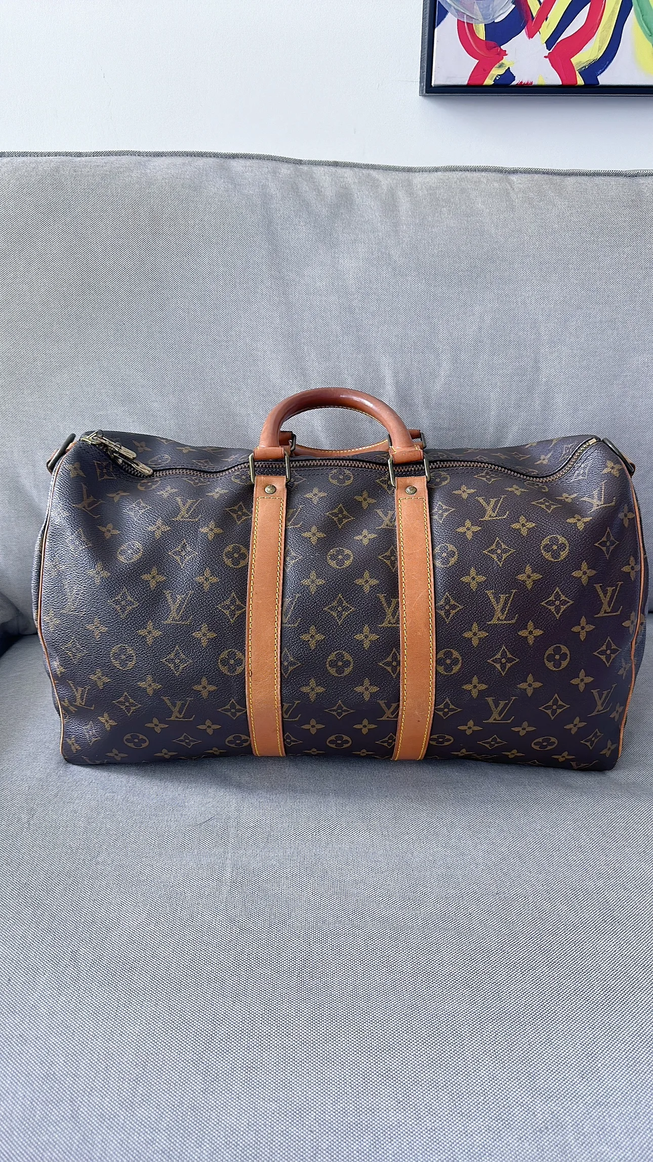 Louis Vuitton Keepall Bandolier 45 Travel Bag thumbnail