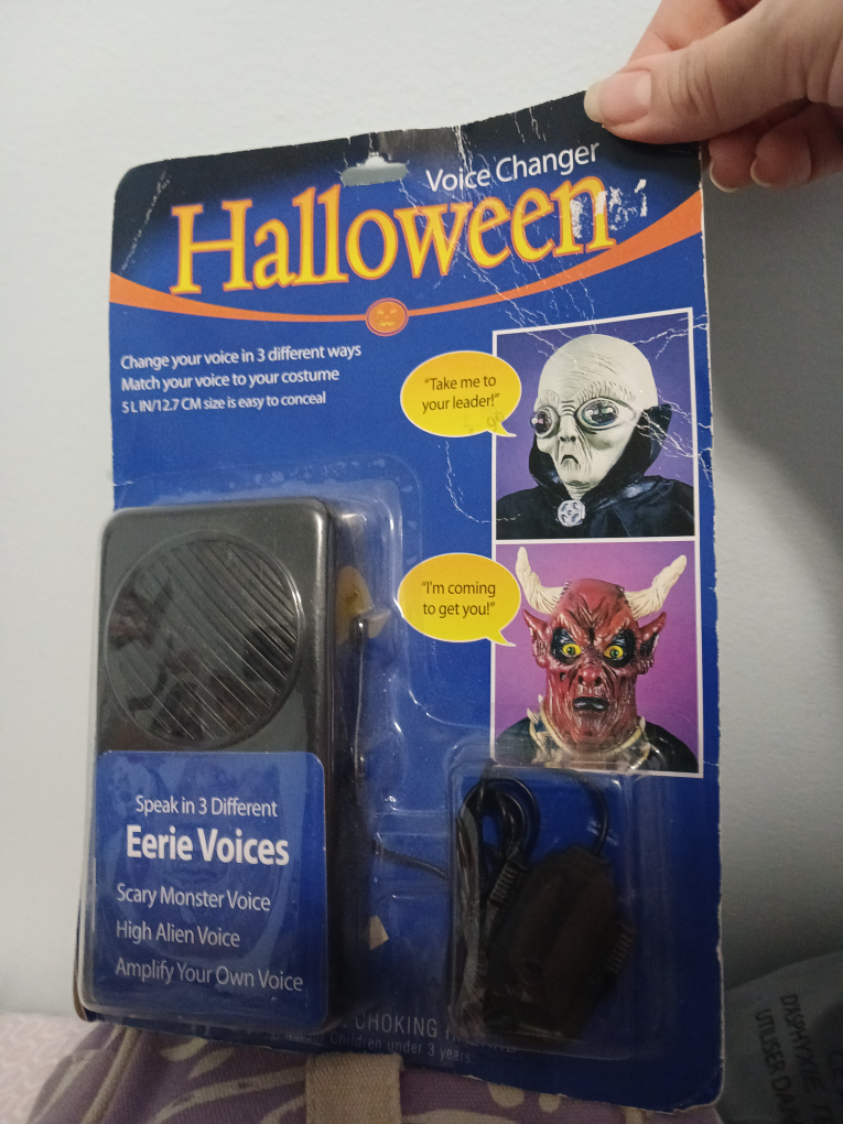 NEW Halloween Voice changer 🥕