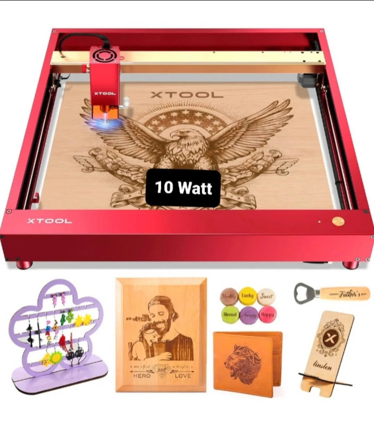 XTOOL 10W Laser Engraver image indicator(2)